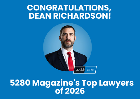Dean Richardson Recognized by 5280 Magazine as a Top Lawyer for 2026